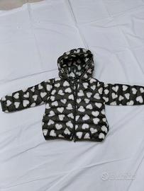 Giubbetto bimba  cuoricini .