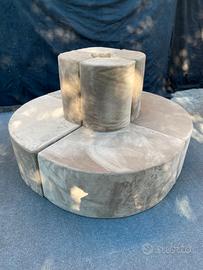 Sedute curve modulari in polistirolo