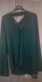 BLUSA SISLEY VERDE OTTANIO 