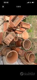 Vasi in terracotta e ceramica  rimanenze