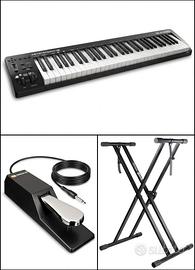 Tastiera MIDI + Supporto + Pedale