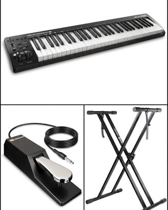 Tastiera MIDI + Supporto + Pedale