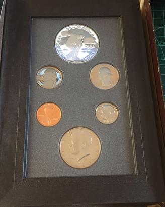 lotto monete divisionale usa con dollaro argento90