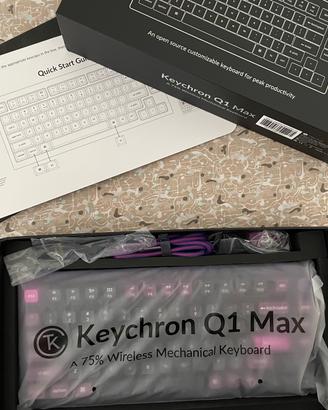 Keychron Q1 Max Purple + Keycaps Developer