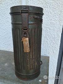 Contenitore maschera antigas tedesca ww2