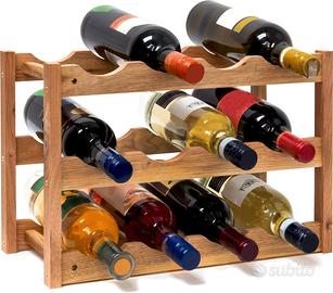 Portabottiglie Vino in Legno  NUOVO