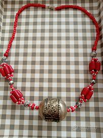 Collana etnica  vintage anni 70-80 