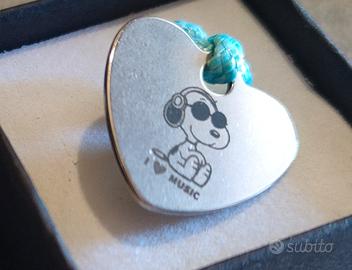 Collanina Snoopy I Love Music