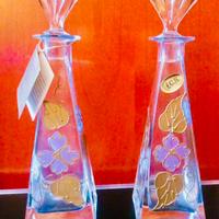 Decanter Cristallo Art Decò coppia Savarese Certif