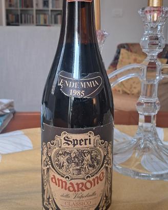 bottiglia amarone valpolicella classico doc  1985
