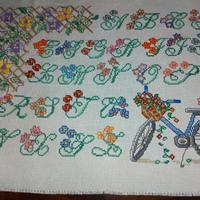 arazzo ricamato a mano