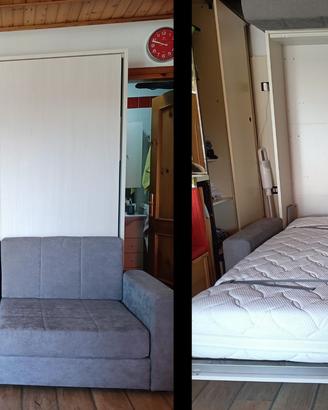 Divano letto richiudibile