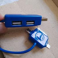 multi spinotto prese USB-VGA-HDMI-SATA nuovo