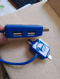 multi spinotto prese USB-VGA-HDMI-SATA nuovo