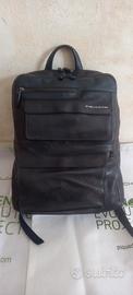zaino piquadro nero in pelle 