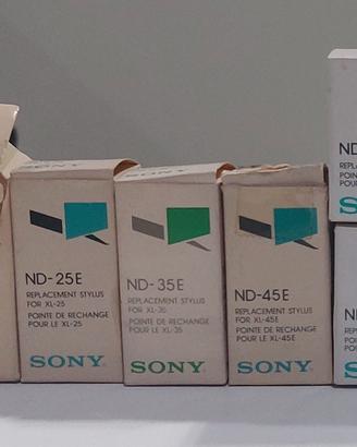 Puntine per giraduschi Sony 