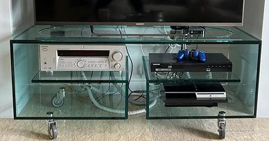 Mobile porta tv vetro Tonelli modello FLO’ 1