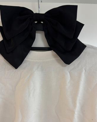 maglia crop top a maniche lunghe