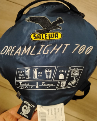 SACCO A PELO SALEWA DREAMLIGHT 700 NUOVO MAI USATO