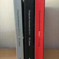 E.L James - 50 SFUMATURE DI GRIGIO/NERO/ROSSO