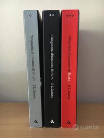 E.L James - 50 SFUMATURE DI GRIGIO/NERO/ROSSO