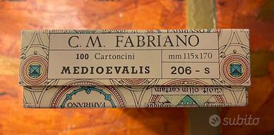 Cartoncini “Medioevalis” formato 115 X 170.