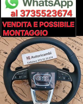 Volante Audi Q3 S-Line Rs con palette attivabili