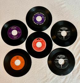 Lotto di 6 dischi 45 giri Vintage (vedi lista)