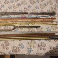 Set di ferri usati per lavurare a maglia