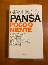 Libro Poco o niente, Giampaolo Pansa