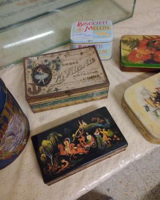 scatole di Latta vintage 