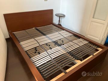 Struttura letto 140x190 + reti a doghe