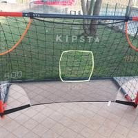 Porta calcio KIPSTA Decathlon +  rete con i  buchi