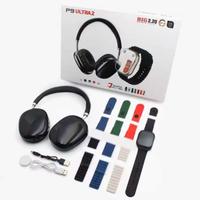 Cuffie con smartwatch bluethoot nero