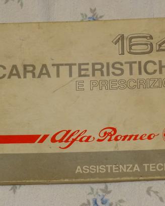 ALFA ROMEO 164 CARATTERISTICHE E PRESCRIZIONI