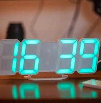 Orologio/sveglia/Termometro LED Parete e Tavolo