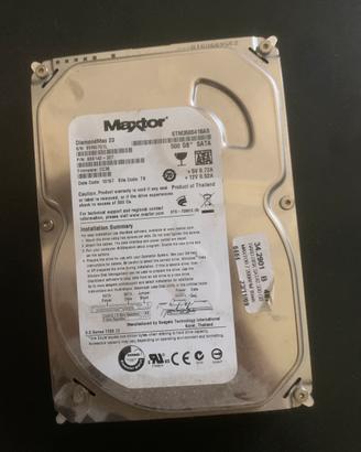 Hard disk 500gb