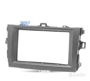 CORNICE NERA RADIO 2-DIN PER TOYOTA COROLLA 07-13