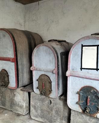 botti vino in cemento 