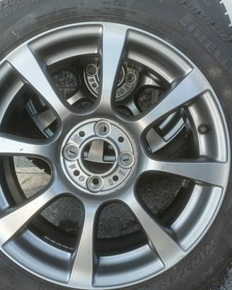 Cerchi lega e gomme invernali Abarth 595