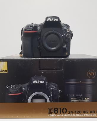 Reflex Nikon D810 body usata