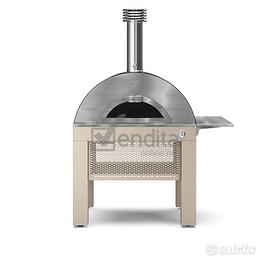 Forno a legna per Pizza Riviera 60×80 con carrello