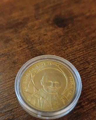 Moneta  2 złoty Polacchi  con Papa Wojtyla 