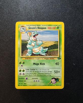 Giovanni Nidoqueen - Carte Pokemon Set Gym 