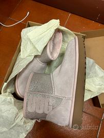 UGG nuovo tsglia 37 rosa/glitter.