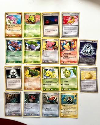 Lotto di 18 Carta Pokemon ex Forze Segrete
