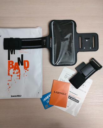 Fascia braccio smartphone corsa running