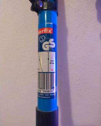 2 ASTE TELESCOPICHE MARCHIO POWERFIX GUARDARE FOTO