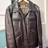 Giubotto In Pelle vera Marrone Schott USA