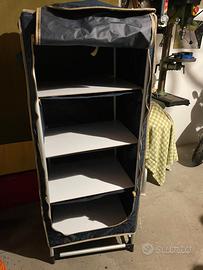 Armadio in tessuto da campeggio